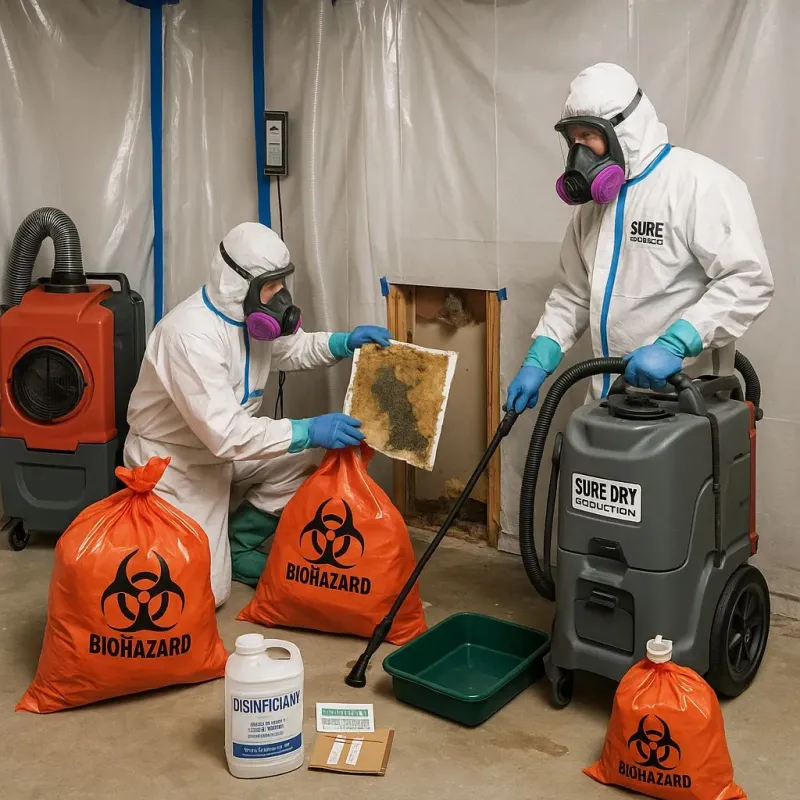 Contaminated Water Handling Protocols process in Johnson County, IA